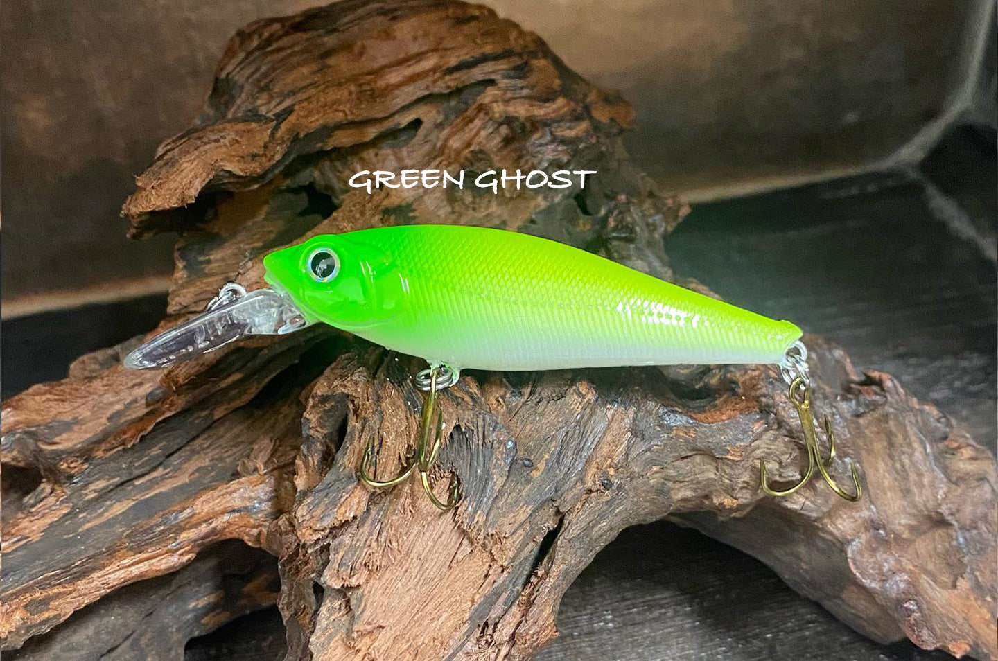 3.25" Flick Bait ( Green Ghost )