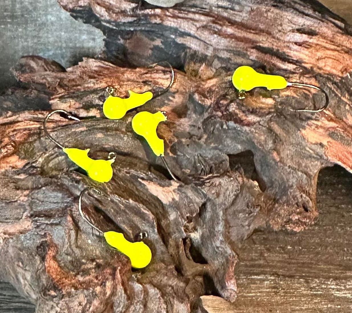 1/16 oz Round Jig Head ( Yellow Chartreuse )