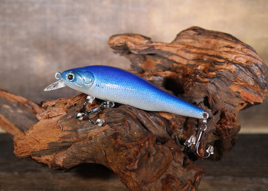 3.5" Shallow Jerk Bait ( Blue Silver )