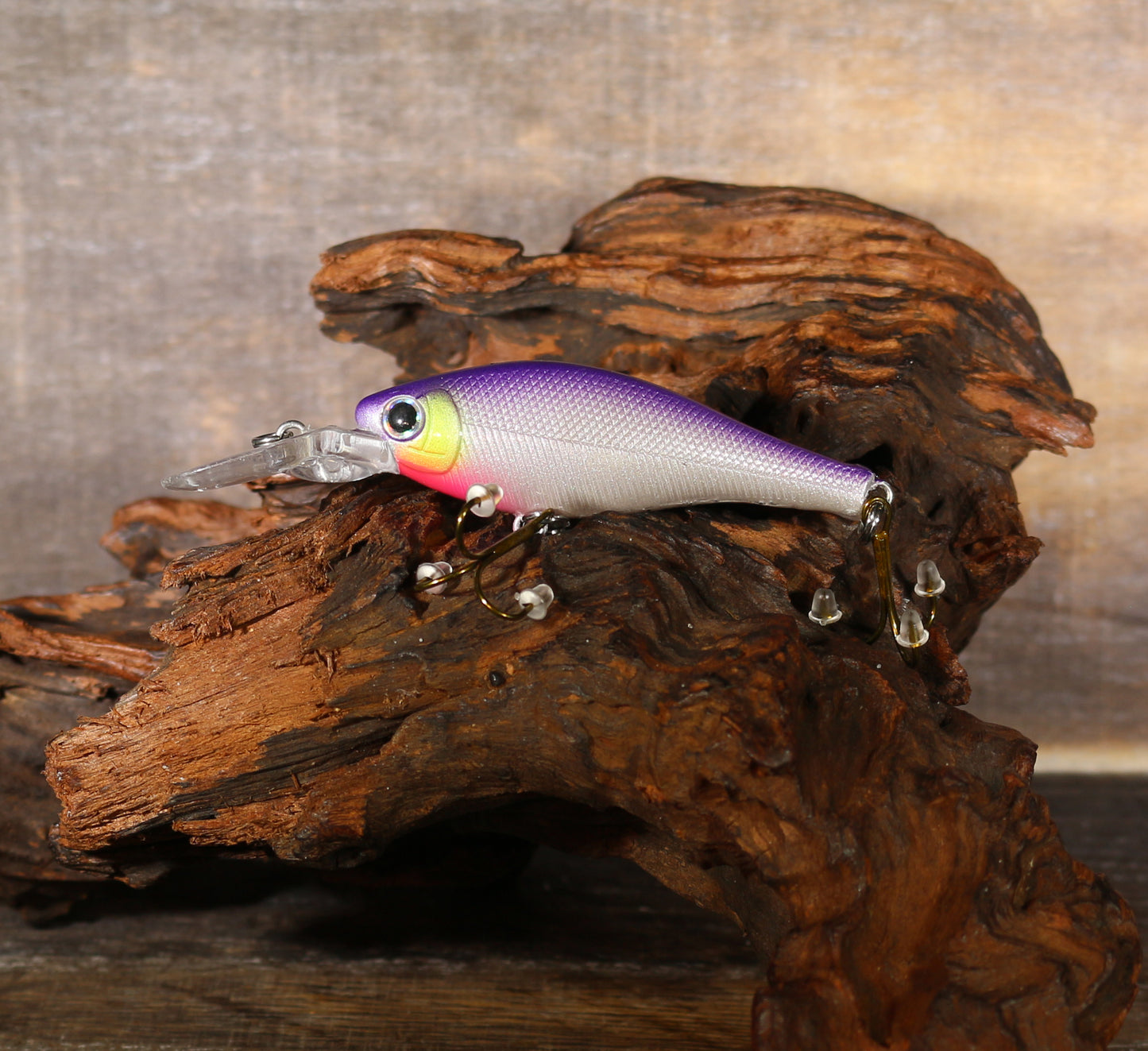 2.5" Flick Bait ( Purple Silver )