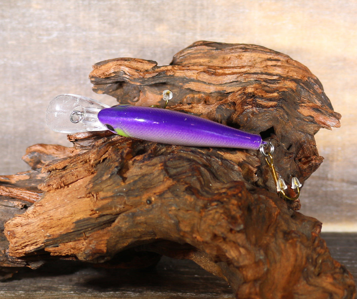 2.5" Flick Bait ( Purple Silver )