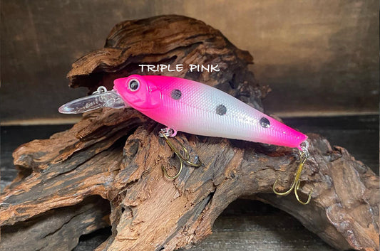 3.25" Flick Bait ( Triple Pink )
